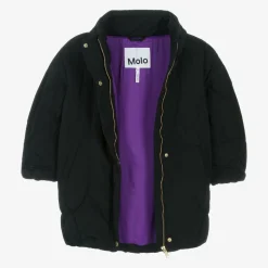 Girls Black Padded Coat