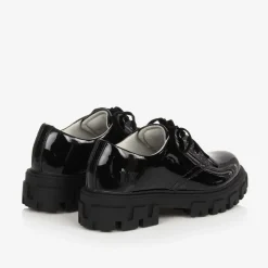 Girls Black Patent Leather Shoes
