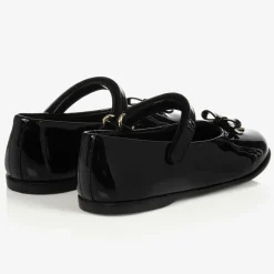 Girls Black Patent Leather Shoes
