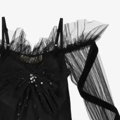 Girls Black Tulle Tutu Dress