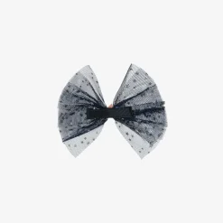 Girls Blue & Gold Hair Clip (10cm)