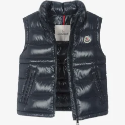 Girls Blue Ania Down Puffer Gilet