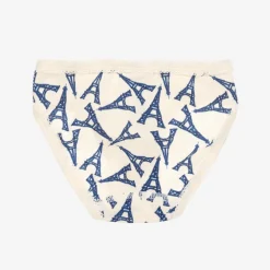 Girls Blue Cotton Knickers (3 Pack)