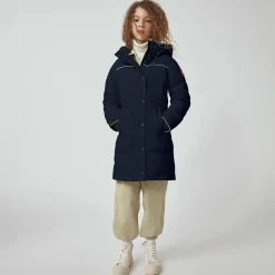 Girls Blue Down Padded Juniper Parka Coat