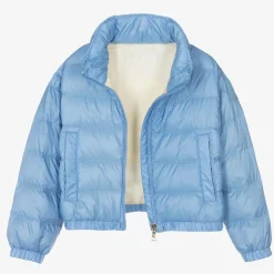 Girls Blue Down Padded Musa Jacket