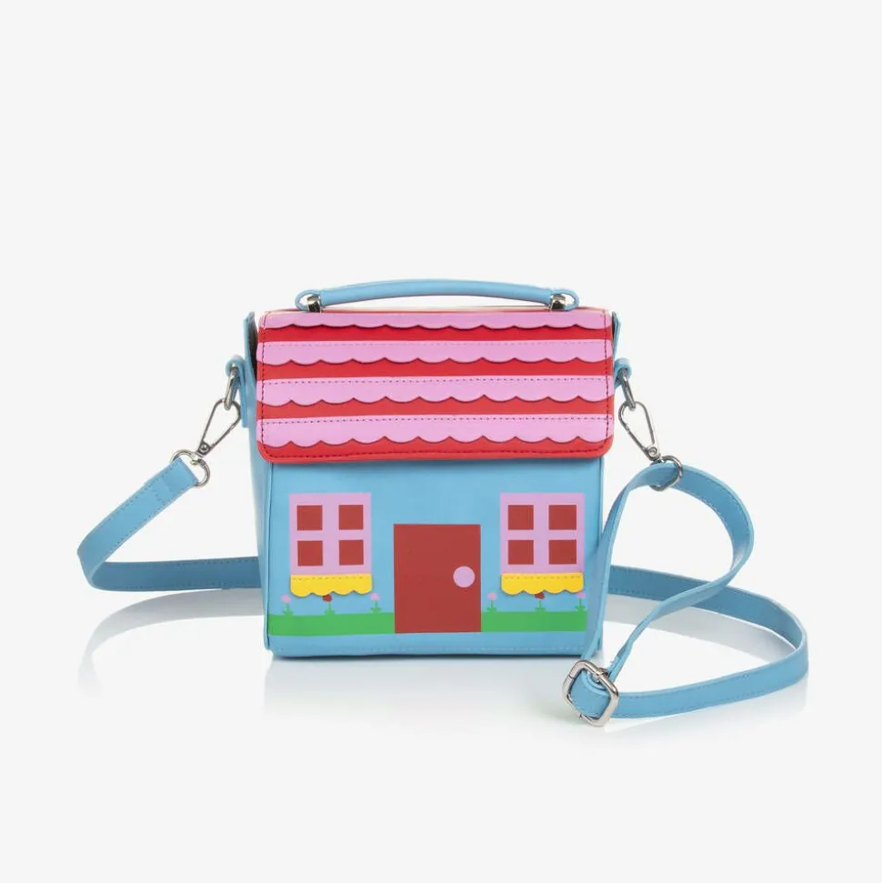 Girls Blue Farmhouse Shoulder Bag (15cm)