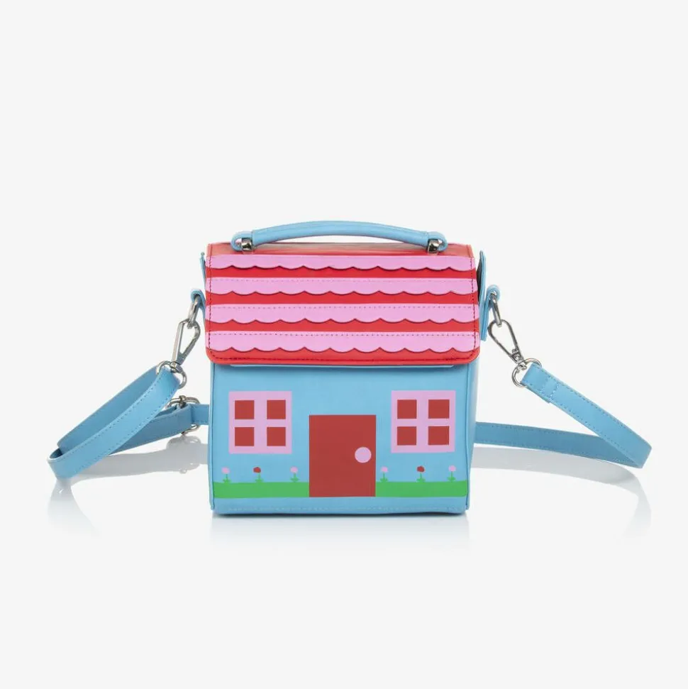 Girls Blue Farmhouse Shoulder Bag (15cm)
