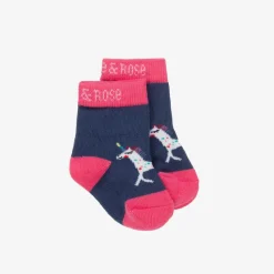 Girls Blue It's Just a Fairytale Socks