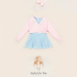 Girls Blue Leotard Dress