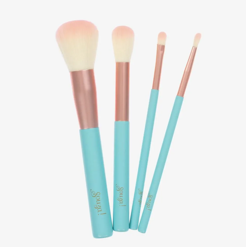 Girls Blue Make Up Brush Set