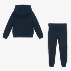 Girls Blue Sequin Tracksuit