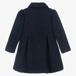 Girls Blue Traditional Felted Coat