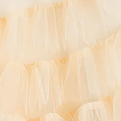Girls Blush Ivory Tulle Dress