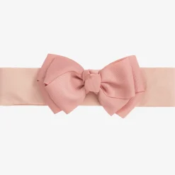 Girls Blush Pink Bow Headband