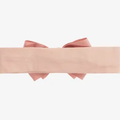 Girls Blush Pink Bow Headband