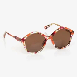 Girls Brown & Pink Sunglasses