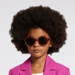 Girls Brown & Pink Sunglasses