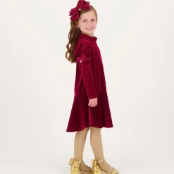 Girls Gold Bow Sandals