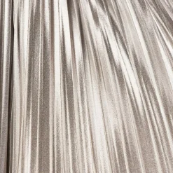 Girls Gold Pleated Skirt