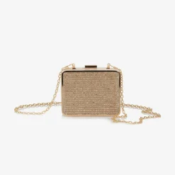 Girls Gold Rectangular Bag (12cm)