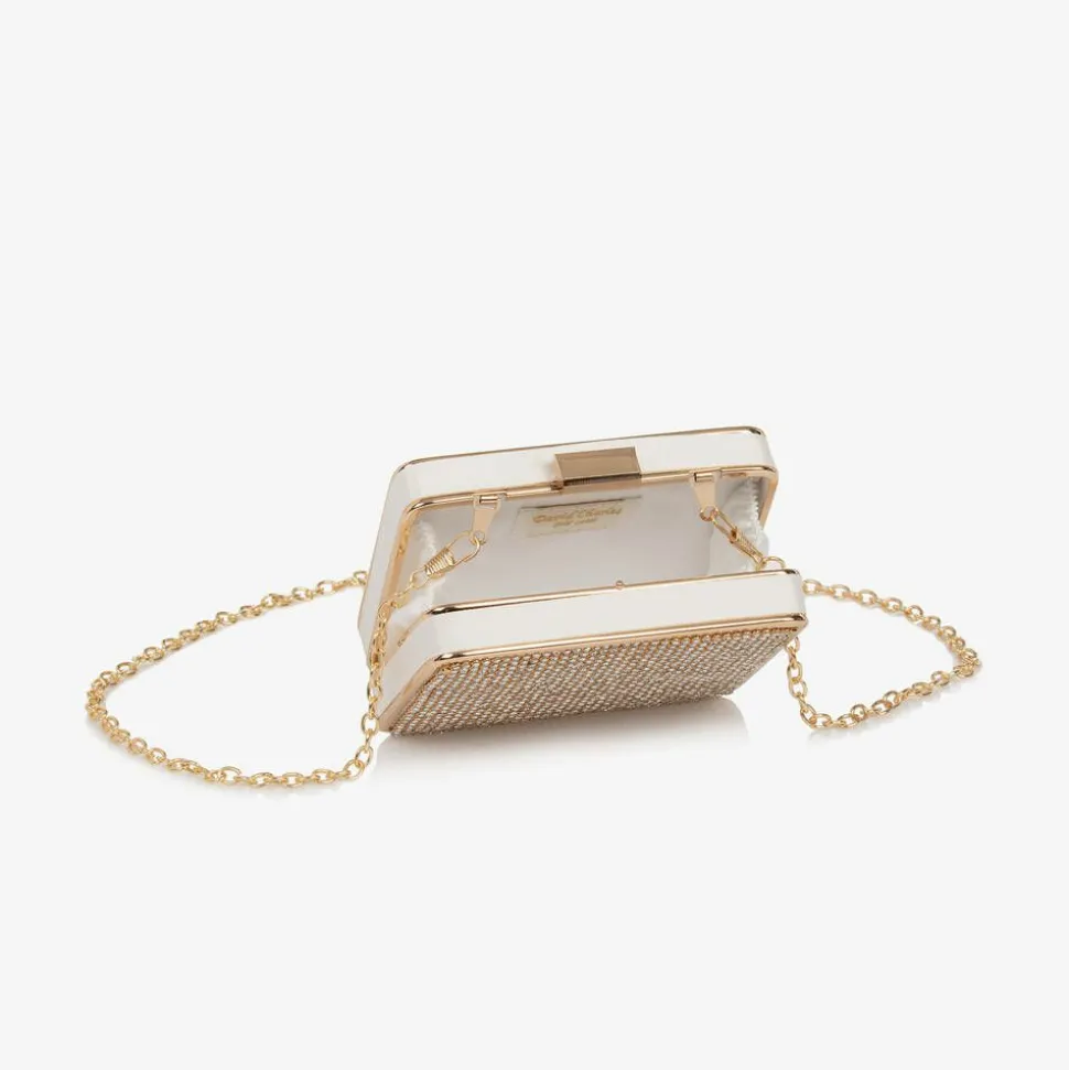 Girls Gold Rectangular Bag (12cm)