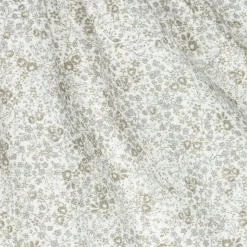 Girls Green Floral Cotton Dress