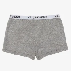Girls Grey Cotton Knickers (2 Pack)