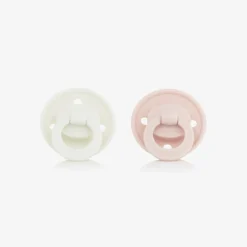 Girls Ivory & Pink Binky Bundle Dummies (2 Pack)