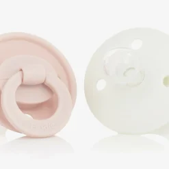 Girls Ivory & Pink Binky Bundle Dummies (2 Pack)