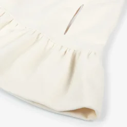 Girls Ivory Bow Cape