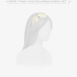 Girls Ivory Bow Hairband