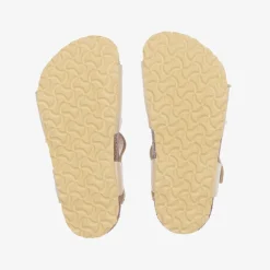 Girls Ivory Buckle Sandals