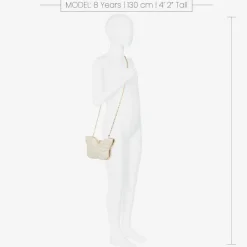 Girls Ivory Butterfly Bag (14cm)