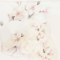 Girls Ivory Cotton Babygrow Set