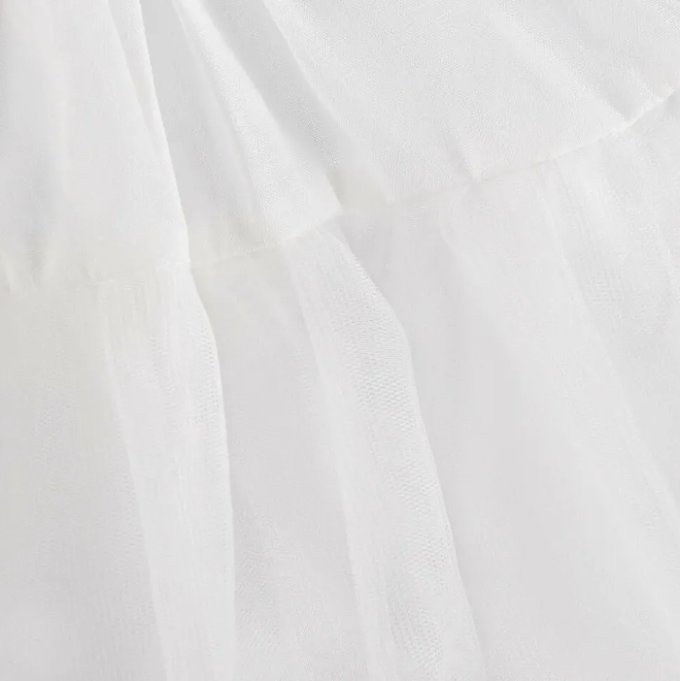 Girls Ivory Cotton Petticoat