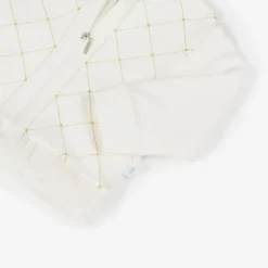 Girls Ivory Cotton Tracksuit