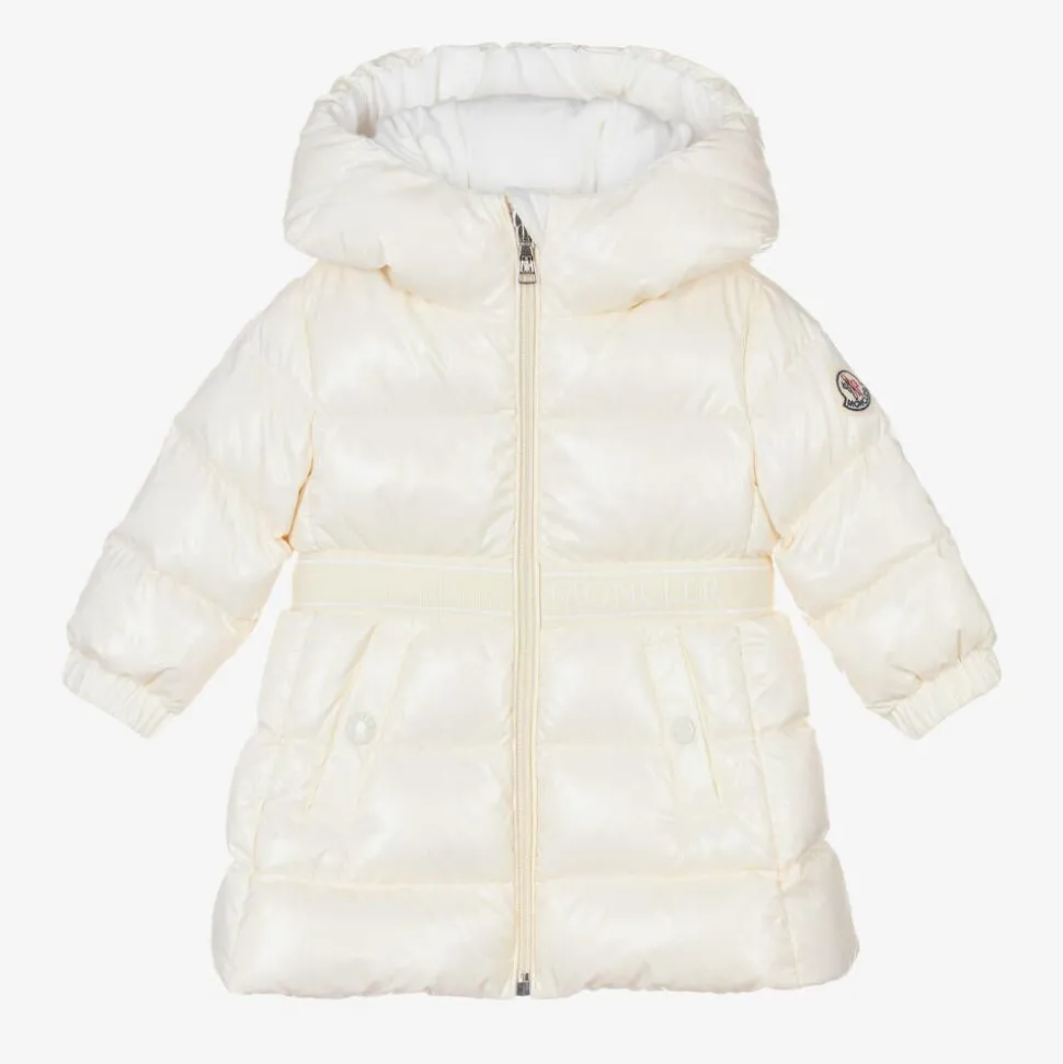 Girls Ivory Down Padded Alis Coat