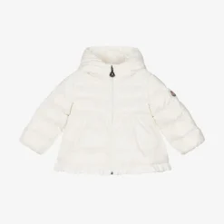Girls Ivory Down Padded Odile Coat