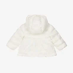 Girls Ivory Down Padded Odile Coat