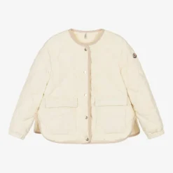 Girls Ivory Down-Quilted Ursella Jacket