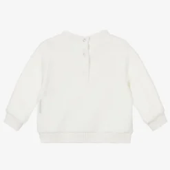 Girls Ivory Fleece Sweatshirt