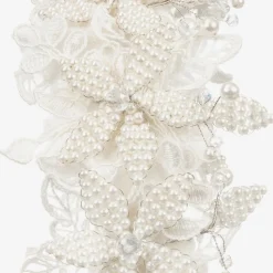 Girls Ivory Floral Hairband