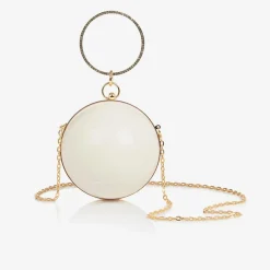 Girls Ivory Globe Bag (15cm)