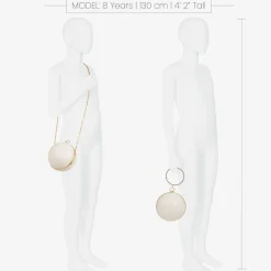 Girls Ivory Globe Bag (15cm)