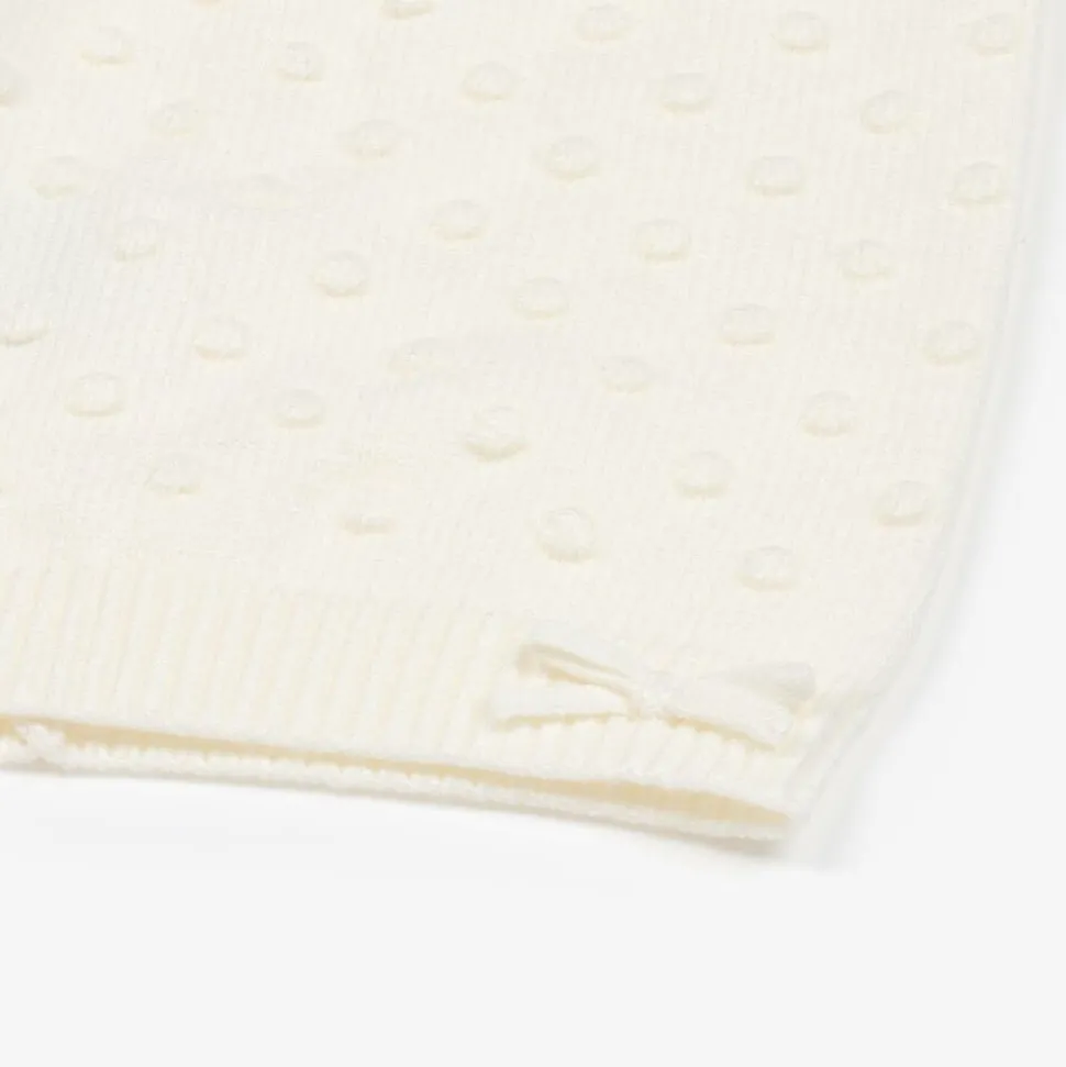 Girls Ivory Knitted Snood