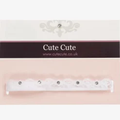 Girls Ivory Lace Headband