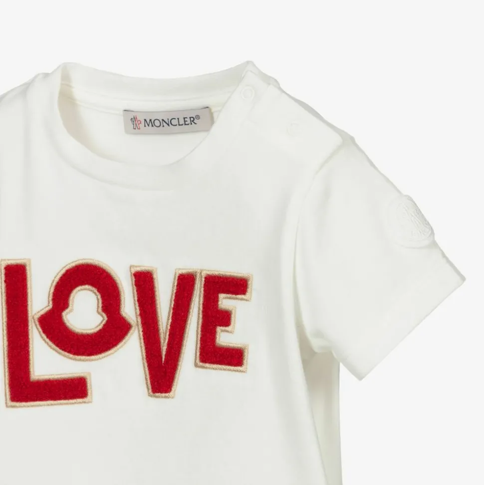 Girls Ivory Love T-Shirt