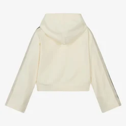 Girls Ivory Milano Jersey Hoodie