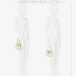 Girls Ivory Pearl Bead Bag (12cm)