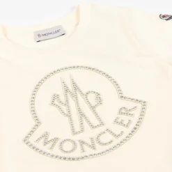 Girls Ivory Rhinestone T-Shirt